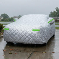 Thickened Quilted Car Cover Padded Full Car Cover Mirror Pockets Vehicle Accessory Enveloping
