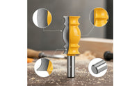 1/2 Inch Shank Handrail Router Bit Carbide Tipped Drum Column Router Bit Smooth Cutting Tool Industrial Quality for Woodworkers, Carpenters, Diyers, Woodworking, Cabinet Making