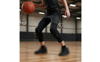 Knee Guard Pants Wide Elastic Waistband Compression Tights with Knee Pads Easy to Clean Children's Anti-Collision Pants for Kids, Football