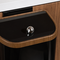 Wall-mounted Trash Can, Stop, Large Capacity 12L+ Dust Box, for Kitchen, Bathroom