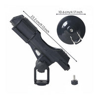 Suction Cup Fishing Pole Stand Firm Grip Kayak Rod Bracket for Anglers