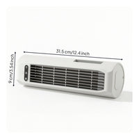 Rechargeable Desk Fan with Phone Holder Compact Wall Mount Fan with Phone Holder Personal Air Circulator Cool for Kitchen