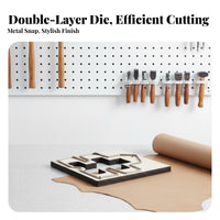 Double Tier Wallet Pattern Blade Wallet Making Pattern Card Holder Cutting Die Long-Lasting Card Holder Die Cutter