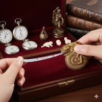 Vintage Bronze Lizard-Shaped Tape Measure Portable Mini Keychain Measuring Tape