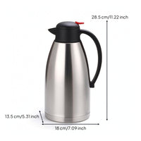 Insulated Kettle with Push-Button Easy to Clean Stainless Steel Kettle for Hosts