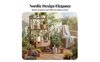 Creative Step and design MultiMulti-multi-step Plant Stand Anti Tiered cactus space-efficientSaving botanical Rack Indoor & Outdoor Use for Gardeners, homeowners, Gift Givers, Balcony, Living Room, Sunroom, Garden