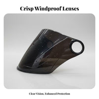 Helmet Visor Windproof Visor Sun Protection for Motorcyclists, Daily Commute