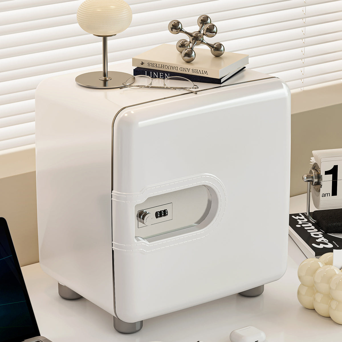 Password Storage Box with Lock for Documents and Valuables