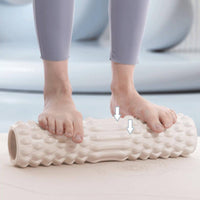 3D Floating Points Leg Massage Roller Lightweight Spiky Foam Roller Pressure Resistant for Athletes, Runners, Post-Workout, Gym