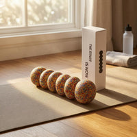 Hollow Groove Muscle Massage Foam Roller Speckled Grooved Foam Roller Portable Firm Compression