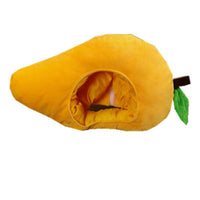 Mango Hat Cute Funny Mango Costume Hat Comfortable Soft Fruit Headwear for Kids, Parties, Social Media Recordings