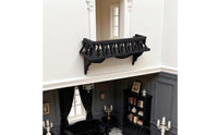 Balustrade Railing Dollhouse Balcony Shelf Turned Spindles 1:12 Scale Shelf Curved Brackets
