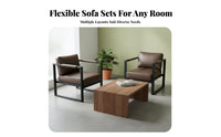 Small Space Friendly Modern 2-Seater Sofa Strong Load-Bearing 2 Seater Reception Couch Easy Care Compact Living Room Couch Ergonomic Design for Apartment Dwellers, Business Owners, Young Adults, Cafe