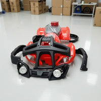 Inverted Trike Body Shell Kit Sporty Trike Body Shell with Seat Vented for Builders, Custom Build, Vehicle Restoration