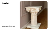 Roman Pillar Plinth Artistic Design Romandesign Pillar Statement Piece Robust Duty for Cafe Owners, Art Collectors