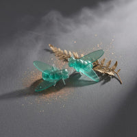 Fly Stud Earrings Conversation Starter Fly-Shaped Earrings Ear Studs Comfortable to Wear Body Jewelry Funny Prank Gift