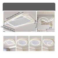 Energy Saving LED Ceiling Lamp Slim Design Minimalist Flush Mount Light