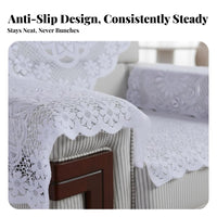 4 Pieces Thickened Material White Duvet Cover Set Machine Washable Home Textiles Solid Color Bedclothes Long-Lasting for Homeowners, Gift Givers, Guesthouse Managers, Bedroom, Dormitory