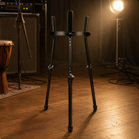 Hand Drum Stand Foldable Adjustable Drum Stand Rubber Feet Instrument Support