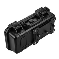 Waterproof Motorcycle Side Box Quick-Release Motorcycle Side Case Rugged Hard Case with Mounting Bracket Security Lock for Motorcyclists