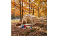 Spacious Interior Quick Setup Air Tent Waterproof Inflatable Camping Tent 4-8 Person Capacity House Design Outdoor Shelter Windproof for Families, Groups, Festivals, Backyard