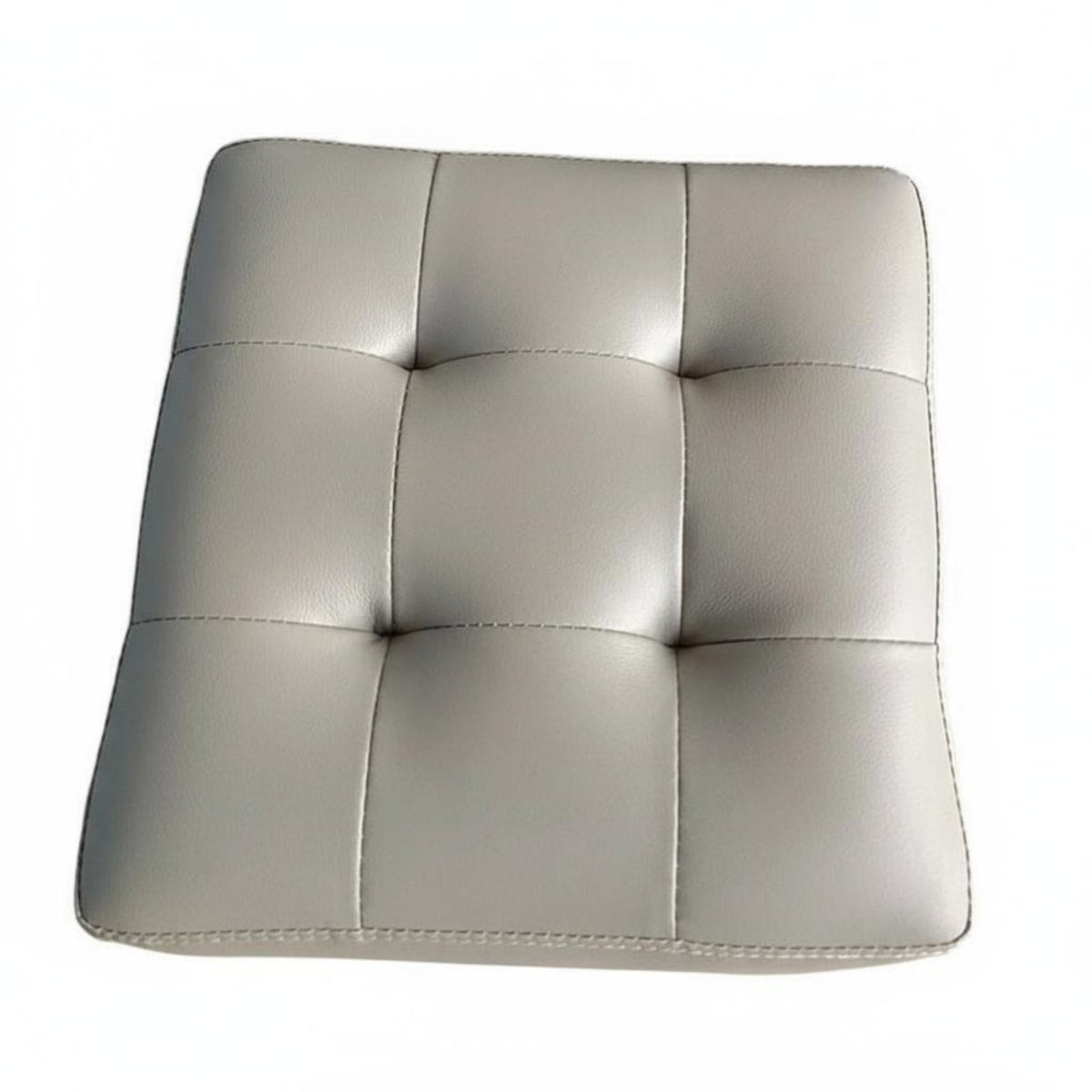 Multi-Functional Upholstered Four-Legged Stool adaptable Use Upholstered Block Seat space-saving Size Footstool Wear-Resistant for Children, Homeowners, Living Room, Entryway, KTV Lounge, Home Office