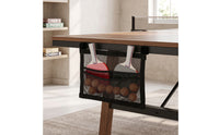 Hanging Mesh Pouch with Straps Space-Saving Under-Table Organizer Long-Lasting
