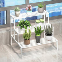 Indoor & Outdoor Use Multi-Level Plant Rack Waterproof Tiered Pot Stand Rust-Proof Flower Display Sturdy and Stable for Gardeners, Apartment Dwellers, Homeowners, Balcony, Living Room, Office, Corner