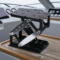 Boat Seat Shock Absorber Metal Frame Yacht Seat Base Square Layout