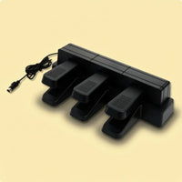 Broad Compatibility Triple Piano Pedal Heavy Duty Music Accessory Quiet Design for Studio