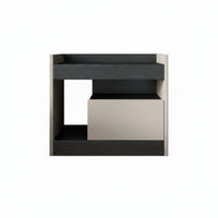 Minimalist Design Sculptural Bedside Table Modern design Nightstand Nordic Aesthetic Bedroom Furniture Creative Shape for Interior Designers, Homeowners, Students, Apartment, Hotel Room, Office