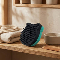 Cat Brush and Pet Hair Remover for Dog Cat Grooming, Gentle on Skin Soft Silicone Massage Brush, Unique Cat Head Shape, Self Cleaning Bath Brush