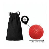 Retractable Cord Head Stability Practice Ball Storage Bag Strike Accuracy Practice Ball Corded Sports Gear