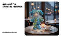 Italian Love Doll Collectible Value Porcelain Love Cherub Doll Posable Clown Figurine Creative Gift Handmade Ceramic Clown