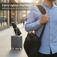 Detachable Shoulder Pad for Guitar Straps, Laptop Bags, and Luggage - Pressure Relief Cushion