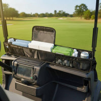 Utility Vehicle Front Storage Basket Easy Installation Universal Utility Vehicle Storage Carrier Insulated Cup Holders Vehicle Accessory