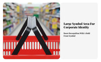 Shopping Basket Lightweight Supermarket Hand Basket Large Capacity Retail Equipment for Shoppers, Store Owners, Snack Shop, Dormitory, Kitchen