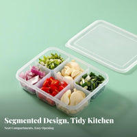 4 Pieces Ingredient Portion Box Set complimentaryzer Safe Food Container Safe food-grade pfinalic