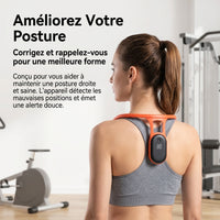 Intelligent Electric Posture Corrector, Vibration Back Straightener for Kids, USB-C Rechargeable Aluminum Alloy Necklace