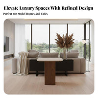 Curved Billow Sofa Wabi-Sabi Inspired Deep-Seat Frameless Sofa Minimalist Aesthetic Non-Slip Bottom for Families