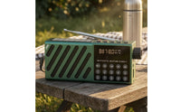 Numeric Keypad Digital Portable Radio Telescopic Antenna USB Bluetooth Radio Recording Function