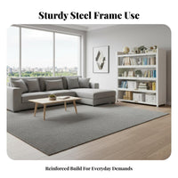 Dust-Proof Multi-Tier Bookcase with Flip-up Doors Sealed Design 4-Tier Shelf with Flip-up Doors Heavy-Duty Display Cabinet Visible Contents for Book Lovers, Collectors, Living Room, Home Office, Bedroom, Hallway