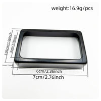 Guitar Pickup Cover with Open Frame Lightweight Open Humbucker Pickup Cover Sturdy Humbucker Frame for Guitarists