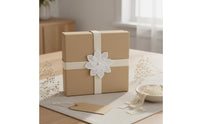 20 Pieces Embroidered Flower Applique DIY White Flower Sew-on Handmade