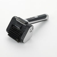 Built-in Light Electric Grill Brush Cylindrical Motorized Bbq Brush Rechargeable Outdoor Cleaning Tool Metal Housing for Barbecue Grates