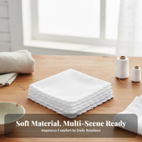 Blank DIY Handkerchief Bulk Pack Border Craft Material Soft for Tie-Dyeing