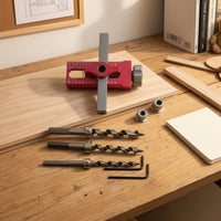 Aluminum Alloy Cabinet Door Installation Aligner Engraved Measurement Markings Home Improvement Tool Threaded Screw for DIY Woodworkers