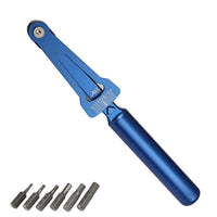 Precision Cycle Tension Wrench with Hex Bits Long-Lasting Pre-Adjusted Tension Wrench Portable Compact for Cyclists, Mechanics, Workshop