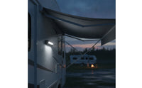 Awning Porch Light Fixture Three-Color Dimming RV Awning Light 12V Waterproof for Campers