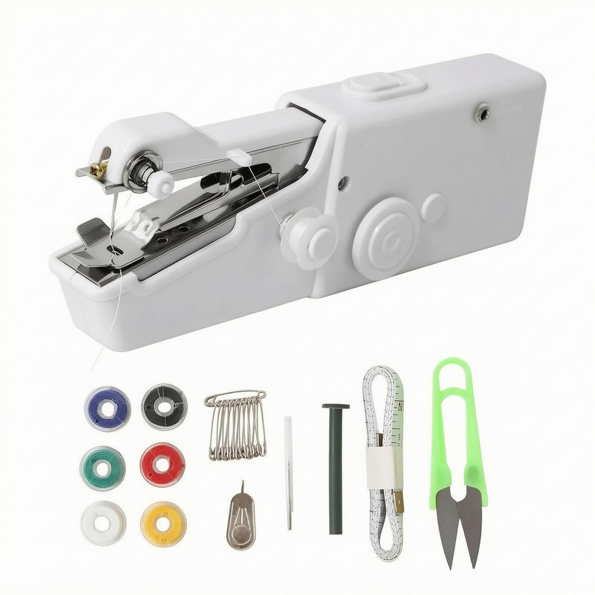 Handheld Sewing Machine Portable Mini Sewing Machine Electric Stitcher Compact Craft Appliance Pre-Threaded
